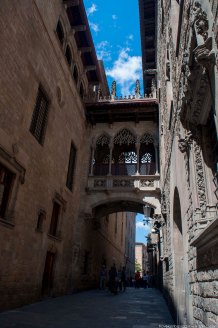 Spain Barcelona Gothic Quarter (Barri Gotic)