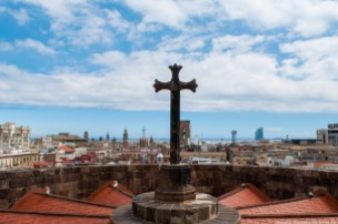 View From Catedral de Barcelona