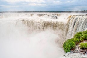 The Iguazu Falls in Argentina.